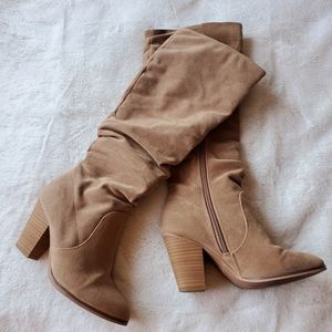Nude Heel Boots